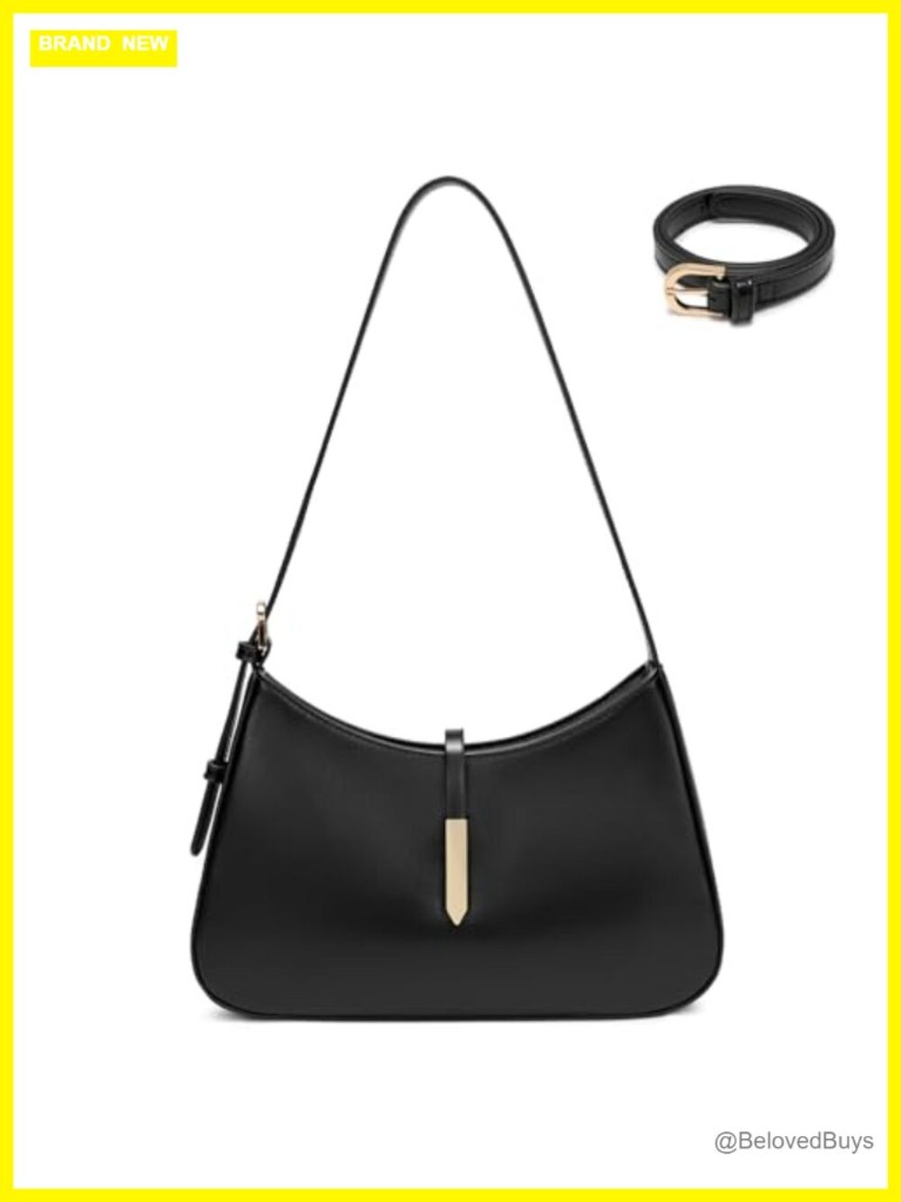Women's Faux Leather Hobo Shoulder Bag Adjustable Strap Crossbody Purse